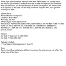 1 pedaço de injetor de combustível 0280155892 FIT Audi TT Quattro 1.5L 2000-2002 0280155893