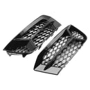2017-2020 Audi A3 foran støtfanger Grill Tåkelys Deksel Lampe Ramme Trim Fit