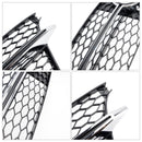 2011–2014 Audi TT MK2 S-Line TTS-kromin etukerroksen sauvan sumuvalot jäähdytin säleikkö