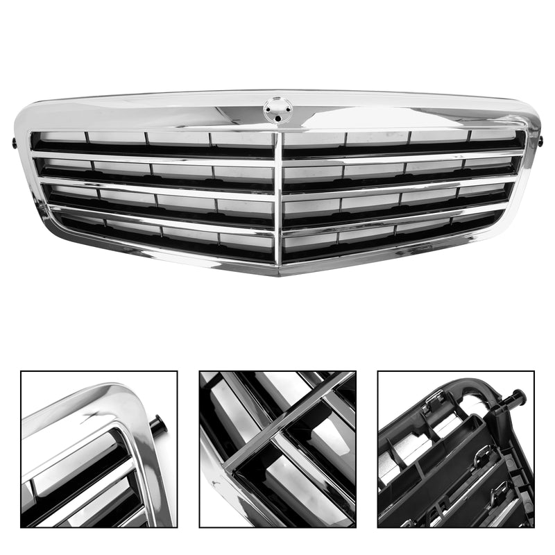 Krom frontgrill Kylargrill för Mercedes E-klass W212 2010-2013