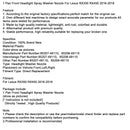 2016-2018 Lexus RX350 RX450 1 Paar Frontscheinwerfer-Sprühdüsen