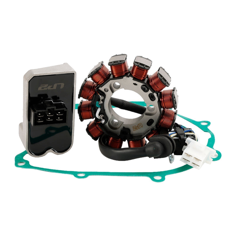 Estator de bobina magnética grom125a para motocicleta honda 2020 + regulador de tensão + junta assy 31120-k26-b01