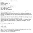 Aluminium-Hauptbremszylinder, 3/4"" Bohrung, 260-6764