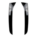 Glanz Schwarz Paar Hinten Fenster Seite Flügel Spoiler Für VW Passat B7 Wagon 11-15