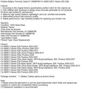 Pluspolkabel für Batterie 61126989780 für BMW E60 5er 525i 528i