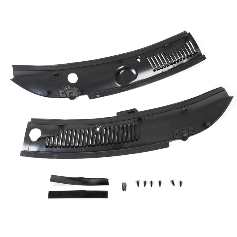 1999-2004 Ford Mustang GT, Coupe/Cabrio Scheibenwischer Fenster Windlauf Panel Kühlergrill rechts und links 3R3Z6302228AAA