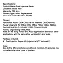 Sada 4ks O-kroužků těsnění vstřikovače paliva vhodná pro Honda Accord CRX Civic DelSol Prelude