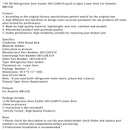 1 Stück Türdichtung für Wohnmobil-Kühlschrank 3851228019, untere Tür für Dometic RM1350