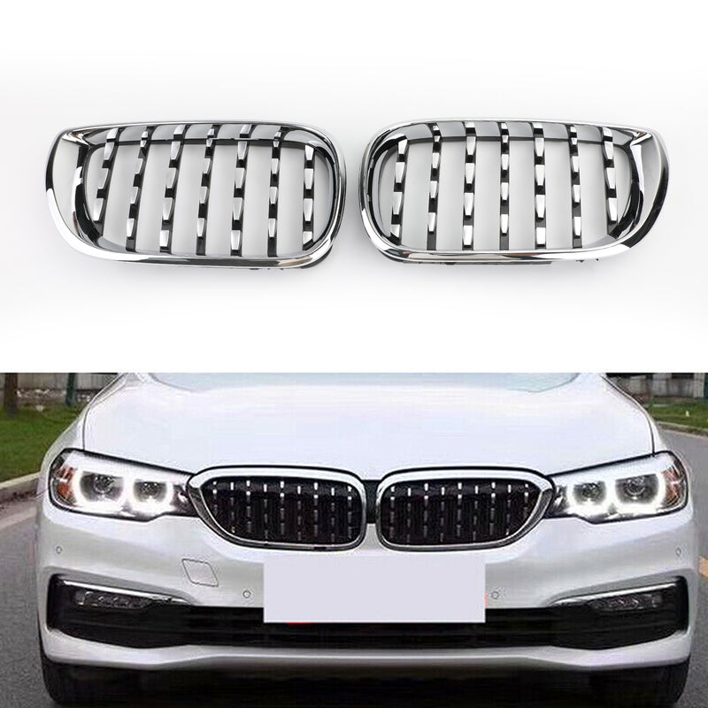 Para chromowanych kratek diamentowych do BMW E46 Sedan/Touring Facelift 2002-2005 4 drzwi