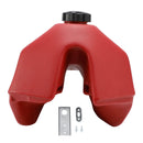 1985-2005 Kawasaki KLR 250 KLR250 NOWY Plastikowy duży zbiornik paliwa o pojemności 3,2 galona, ​​czerwony