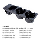 Schwarz Front Center Console Tasse Halter Münze Halter 51168217953 Für BMW E46