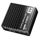 USB 3.0 Video Capture Card HDMI 4K Aufnahme Box Spiel Live Broadcast Mikrofon
