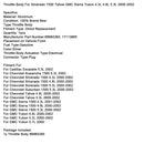 2000–2002 Chevy Tahoe 4,8 l Drosselklappengehäuse 88984260