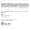 2004-2011 Porsche Targa 997 Lüftungsgitter vorne rechts, grau, Teilenummer: 99755213205, 99755213206