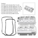 2PCS Vorne + Hinten Motor Ventil Abdeckung Für Honda Odyssey Pilot Ridgelin Accord 3,5 L