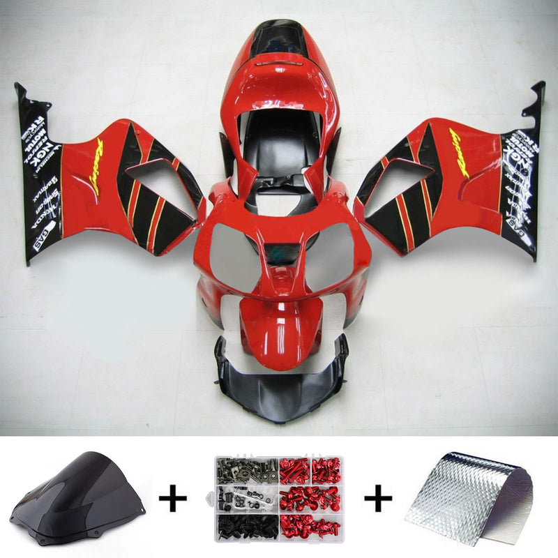 2000-2006 Honda VTR1000 RC51 Zestaw do wtrysku Waring Kit Nadwozie Plastik Abs