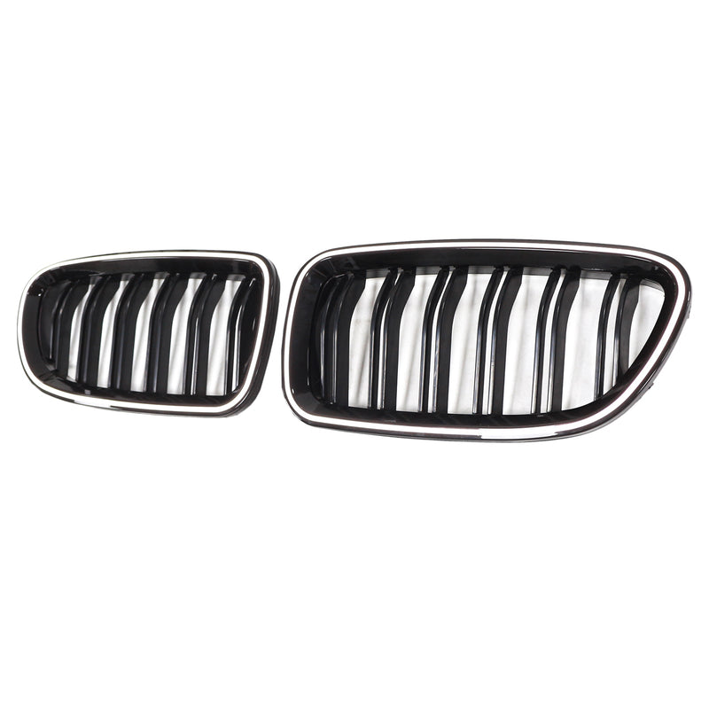 11.2009-02.2017 BMW 5 -sarja F11 Touring Munuaisten ritiläpuskuri Grille Black kiiltävä 51137203649 51137203203