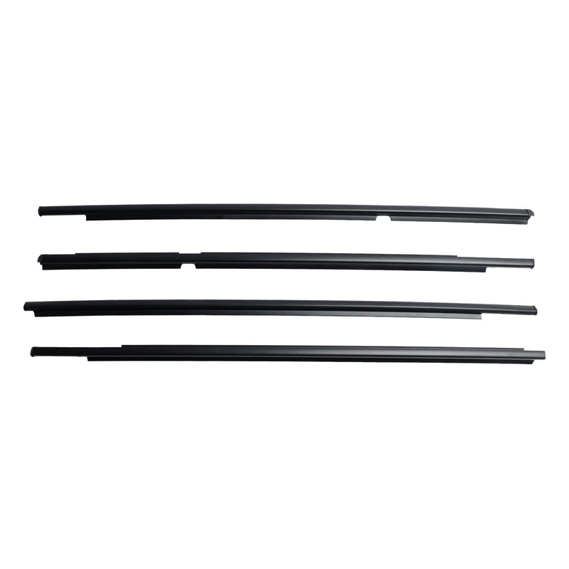 4 stk ytre dørglass værlist for Toyota Yaris Vitz 2005-2010