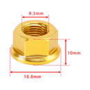 6x Kettenradmuttern M10 x 1mm Für Ducati Panigale V2 V4 V4S 1199 1299 12-24