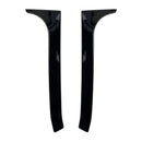 2008–2013 VW Golf MK6 GTI schwarz glänzend Paar Heckscheibe Seitenflügel Spoiler