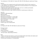 1984-1997 Toyota 22R SR5 4Runner LandcruiserCar Vergaser 21100-35481