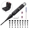 Professionelles Laser-Bore-Sight-Kit, mehrere Kaliber, verbesserter grüner Bore-Sighter