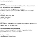 2017+ Touring Road Street Glide Electra Glide M8 Front Kinn Verkleidung Spoiler