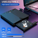 7 i 1 BD-brænder, eksternt USB 3.0-drev, DVD/CD/3D-optager, filmafspiller