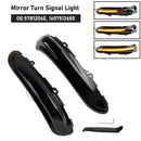 Uzená LED sekvenční boční zrcadlo blikající světlo pro Peugeot Citroen