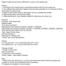 Heizungskühlmittel-Regelventil 22987494 für Chevy Volt Cadillac ELR