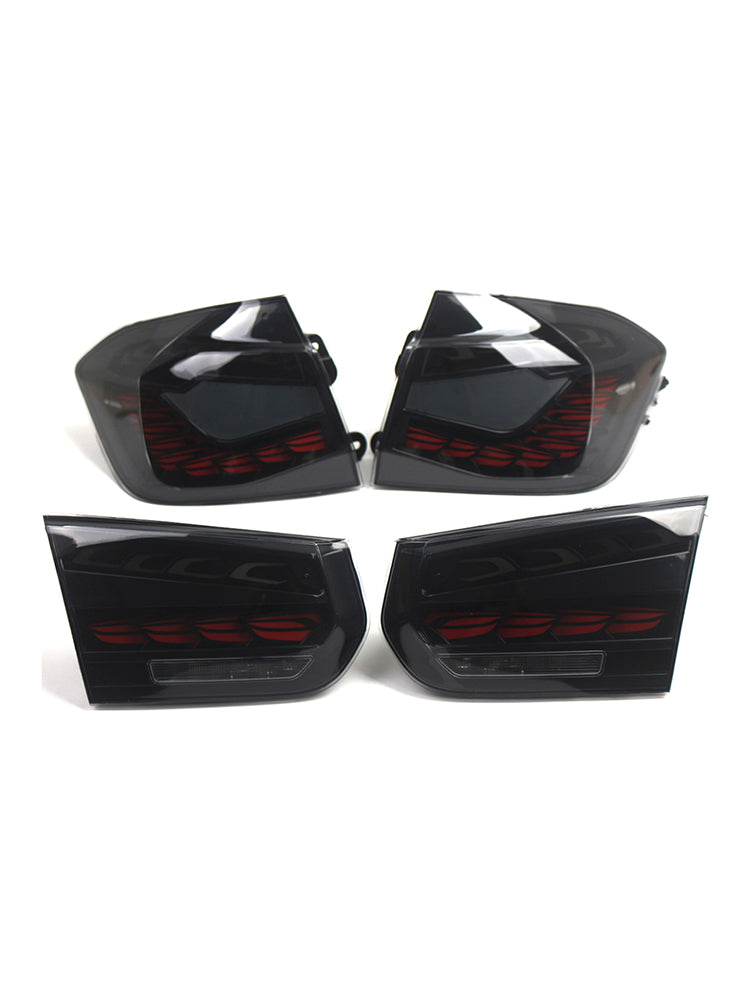 L&amp;R Geräucherte LED Rückleuchten Hinten Lampe Montage Für BMW 3 F30 F80 M3 2013-2018