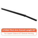 675364 Tiltearm Total lengde 33""for Lippert Solera 63""Komplett markise"