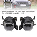 2004-2007 BMW E60 5-Serie Paar Frontstoßstange Nebelscheinwerfer Lampe Birne Gehäuse