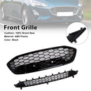 2018–2021 Ford Focus MK4 ST Style Schwarz Frontstoßstangengrill Untergrill
