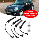 4dílná sada vodičů zapalovacích svíček 54058 pro Mini Cooper S 2002-2008-L4 1,6L