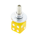 M6 Kunststoff Custom Kopf Würfel Nummernschild Rahmen Schrauben Bolzen Hardware Gelb X2