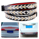 Car Truck LED TailLight Strip Turn Signal Lamp Flowing Dynamic Fish Bone 1.5 meters