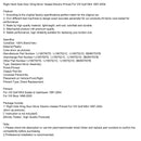 Rechte Seite Tür Außenspiegel Beheizt Elektrisch Grundiert Für VW Golf Mk4 97-04