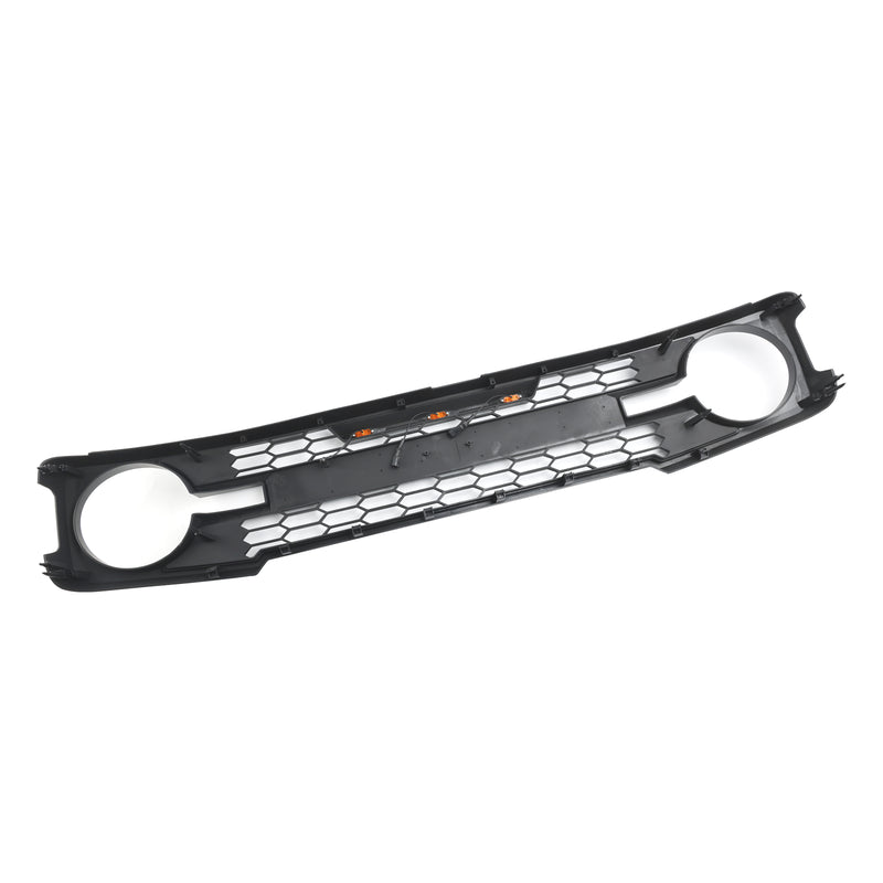 Schwarzer Frontgrill mit LED-Licht passend für Ford Bronco 2021–2023