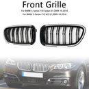 11.2009-02.2017 BMW 5 -sarja F11 Touring Munuaisten ritiläpuskuri Grille Black kiiltävä 51137203203 51137203204