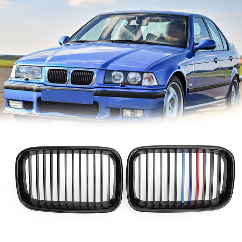 Neues Schwarzes Front Kühlergitter für BMW 3er E36 1992-1996
