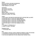 2011-2015 Mini R58 Cooper S & JCW 2-ovinen Coupe kiiltävä musta etupuskurin säleikkö