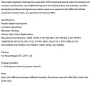 2017–2019 Nissan Rogue 2,0L 4PCS Fuel Injektor 0261500090 16600-1VA0A