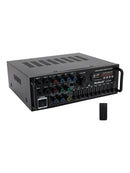 Bluetooth 5.0 HiFi Sunbuck 2000W Stereo Leistungsverstärker Karaoke FM USB SD AUX