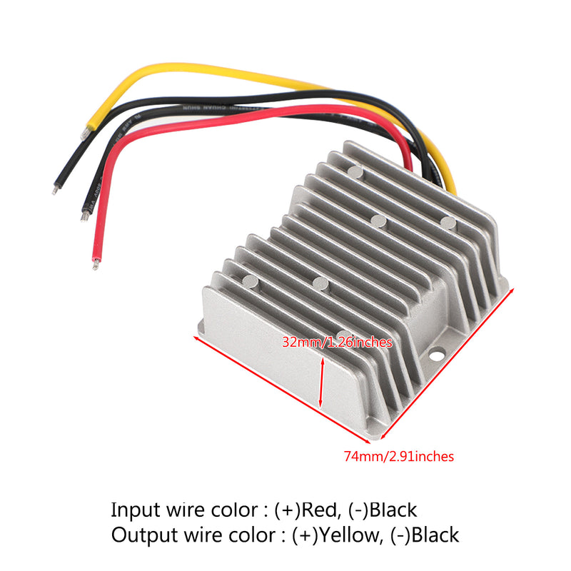 DC/DC Spannungswandler Spannungsregler Modul Step Down Buck 24V auf 13.8V 15A