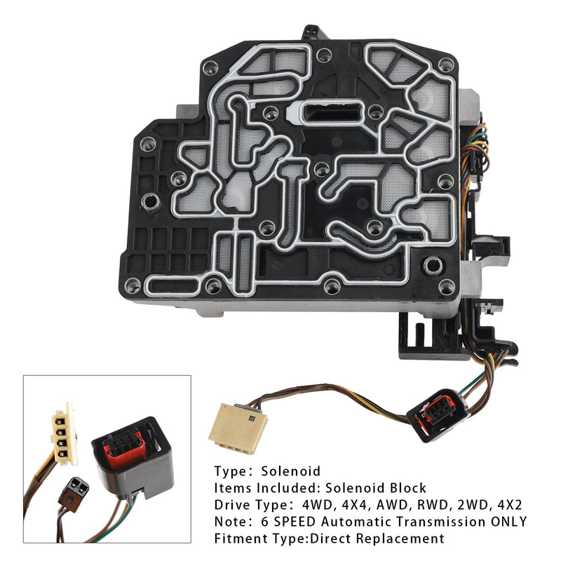 2007–2014 DODGE AVENGER RT 6 SP FWD V6 2,7 l 3,5 l 3,6 l 62TE A604-X Getriebe-Magnetblock 68376696AA