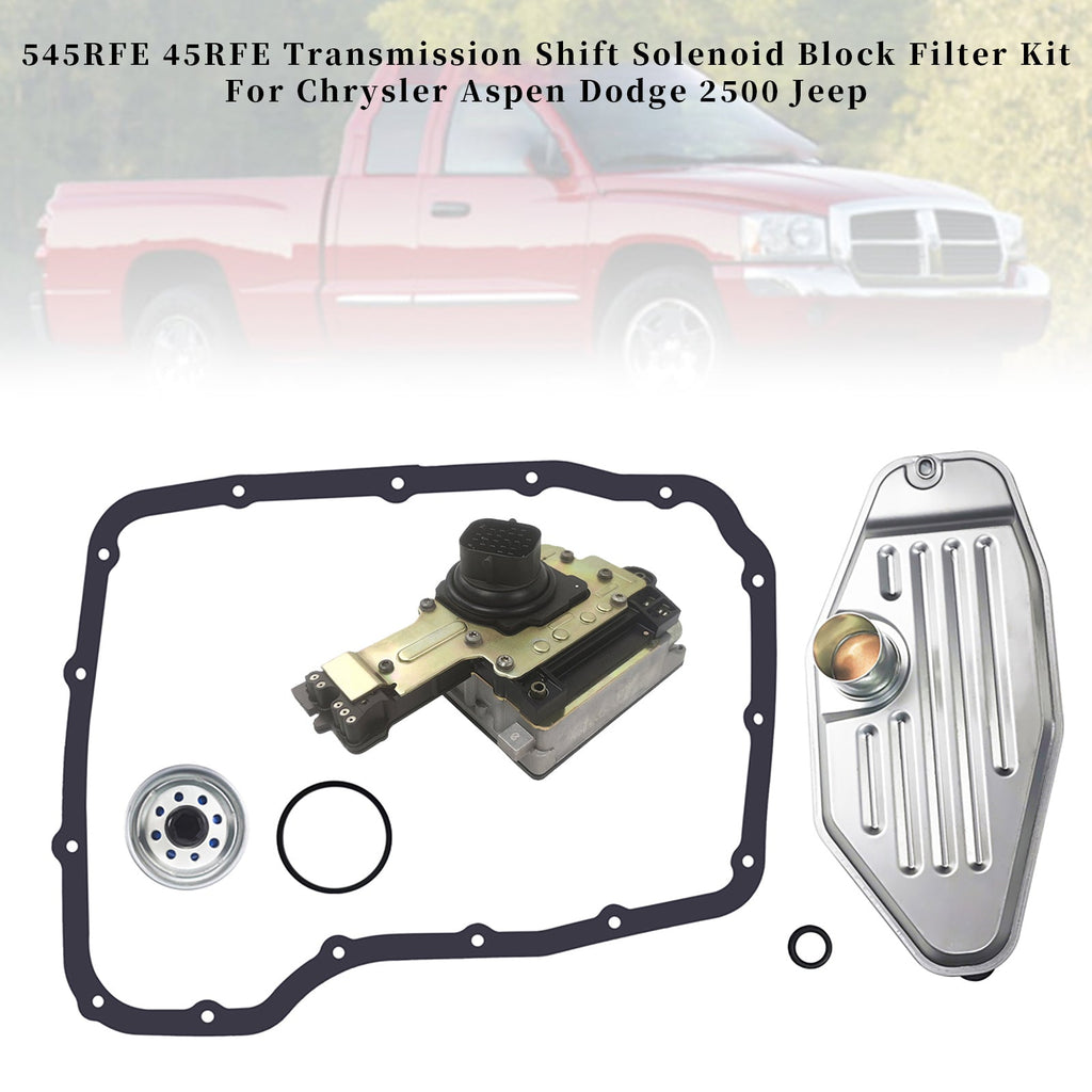 545RFE 45RFE Übertragung Shift Magnet Block Filter Kit Für Chrysler Do