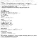 2015-2016 Juke 1.6l RE0F10E JF017E CVT-Getriebe-Reparatursatz mit Kette und Riemen 27 Zähne