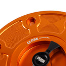 CNC-gefräster, orangefarbener, schlüsselloser Tankdeckel für Duk 790 890 2018 2019 2021 2022 2023-2025
