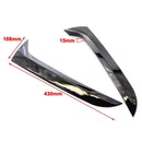 2007–2016 VW Tiguan MK1 schwarz glänzend Paar Heckscheibe Seitenflügel Spoiler